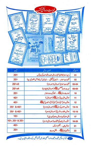 Cover back image for Sulook-o-Tareeqat ki Haqeeqat (Hissah Awwal taa Som)